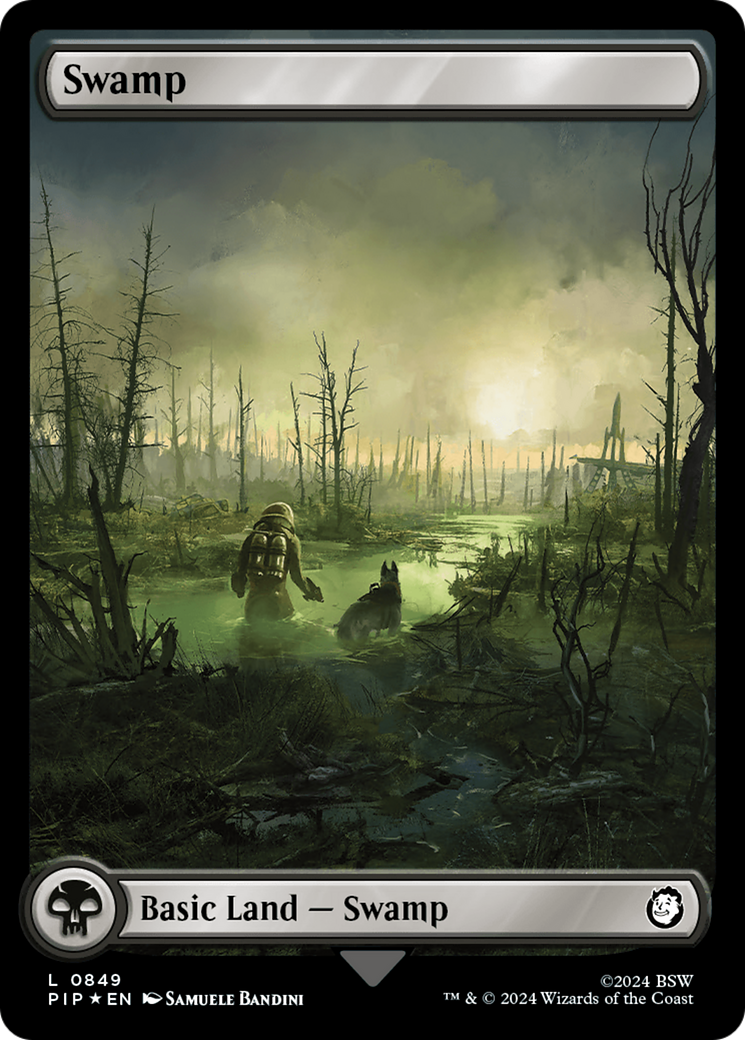Swamp (0849) (Surge Foil) [Fallout] | Black Swamp Games