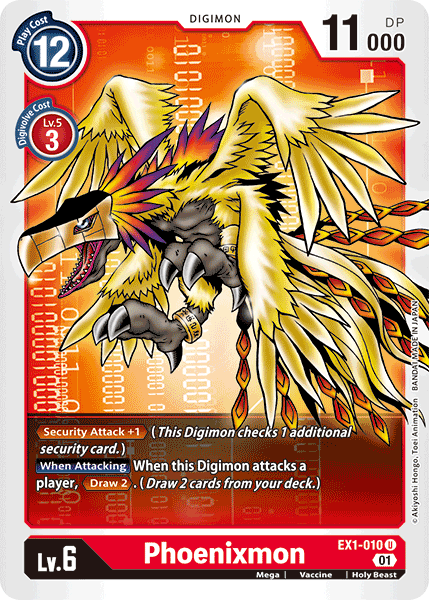 Phoenixmon [EX1-010] [Classic Collection] | Black Swamp Games