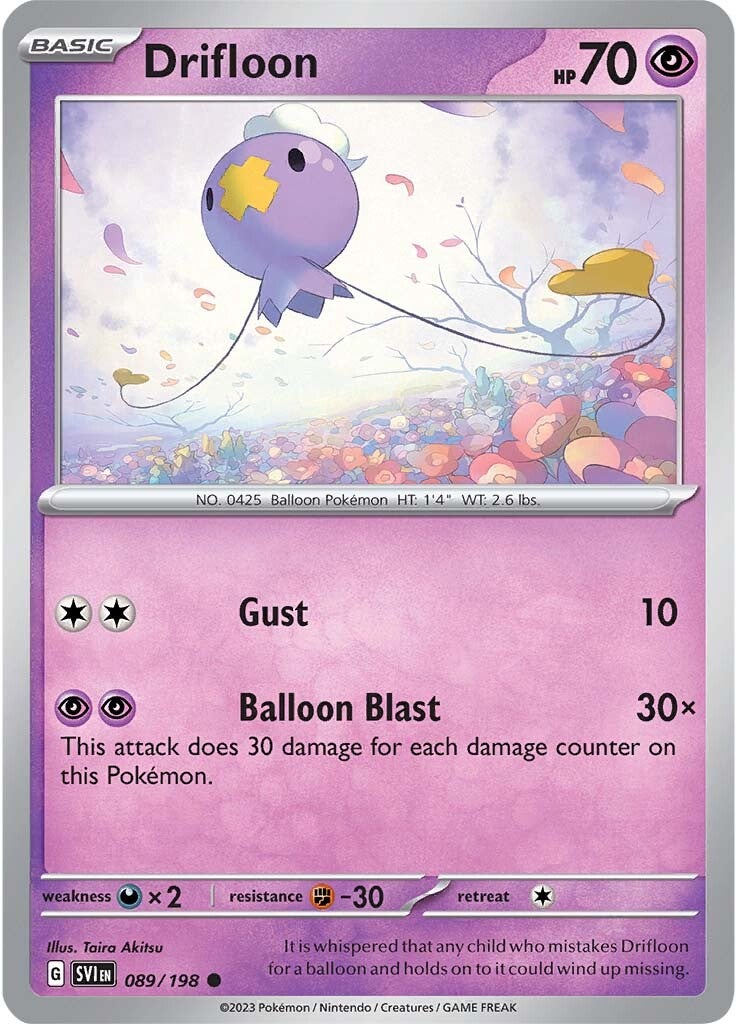 Drifloon (089/198) [Scarlet & Violet: Base Set] | Black Swamp Games