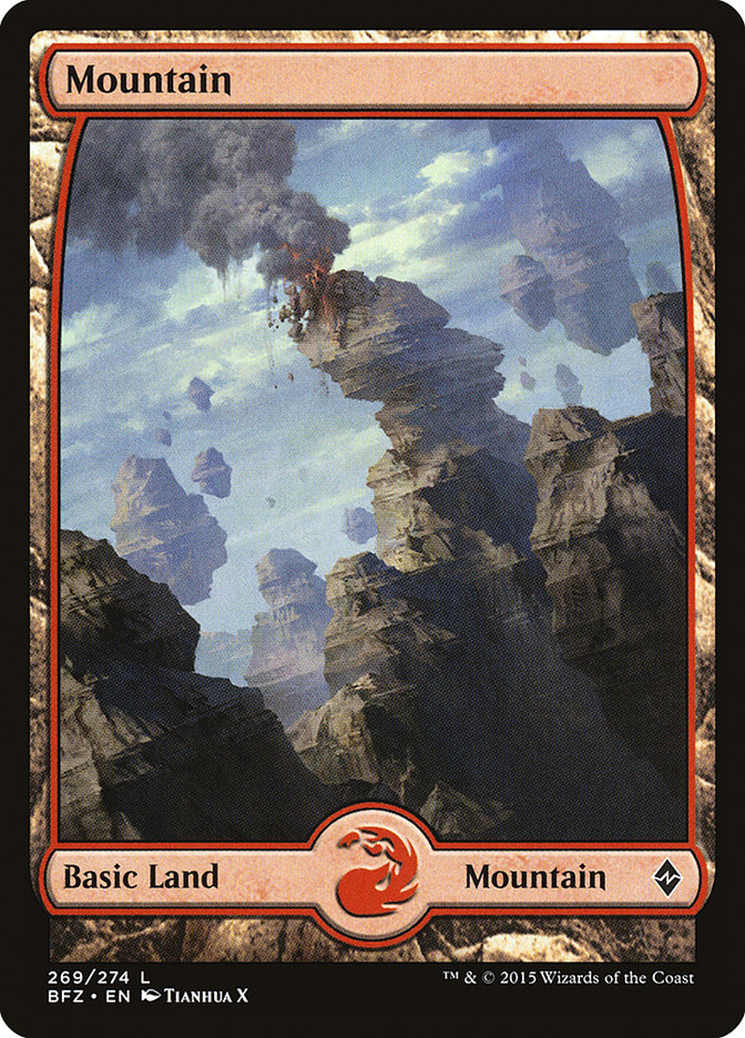 Mountain (269) (Full Art) [Battle for Zendikar] | Black Swamp Games