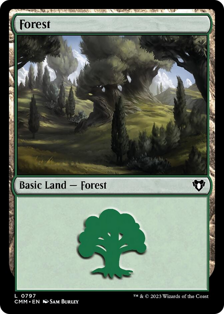 Forest (797) [Commander Masters] | Black Swamp Games