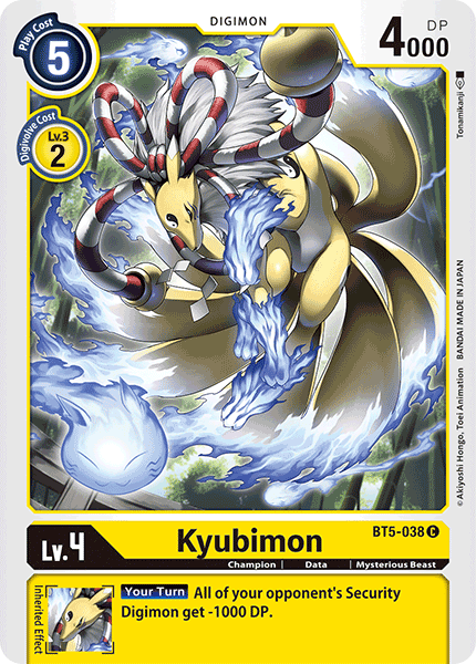 Kyubimon [BT5-038] [Battle of Omni] | Black Swamp Games