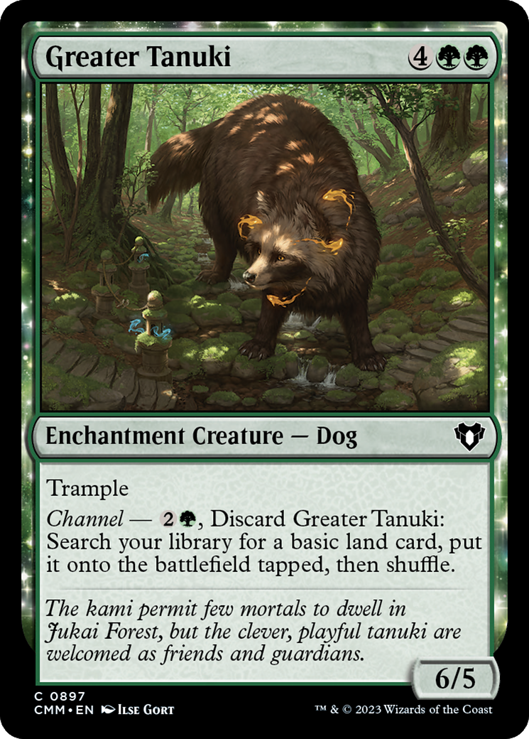 Greater Tanuki [Commander Masters] | Black Swamp Games