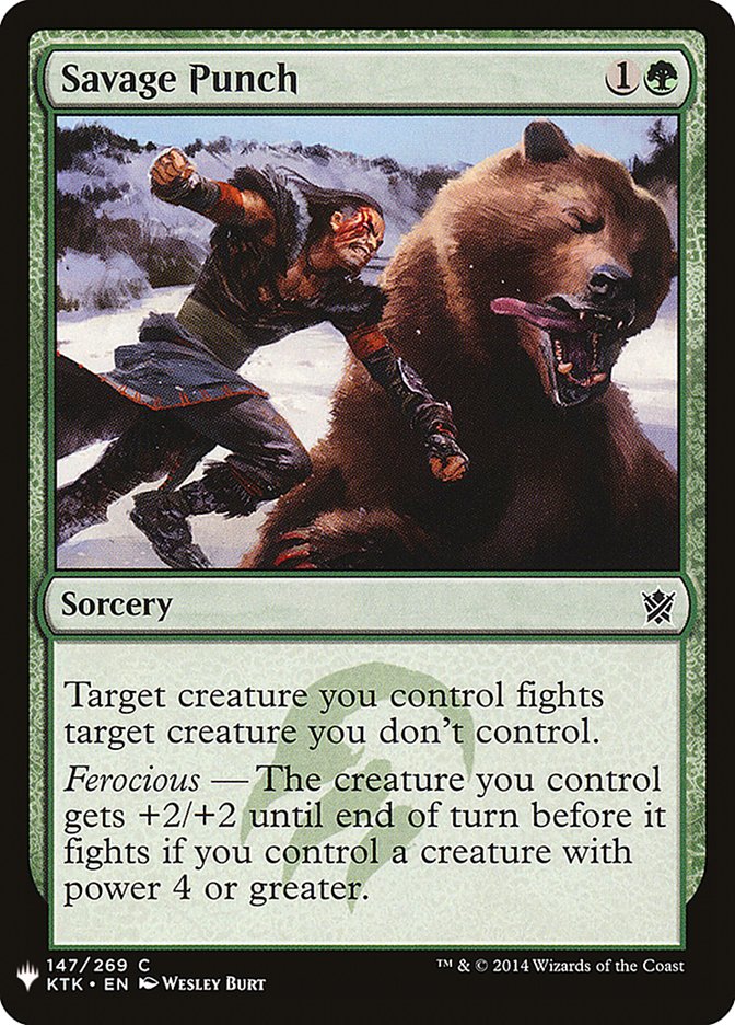 Savage Punch [Mystery Booster] | Black Swamp Games