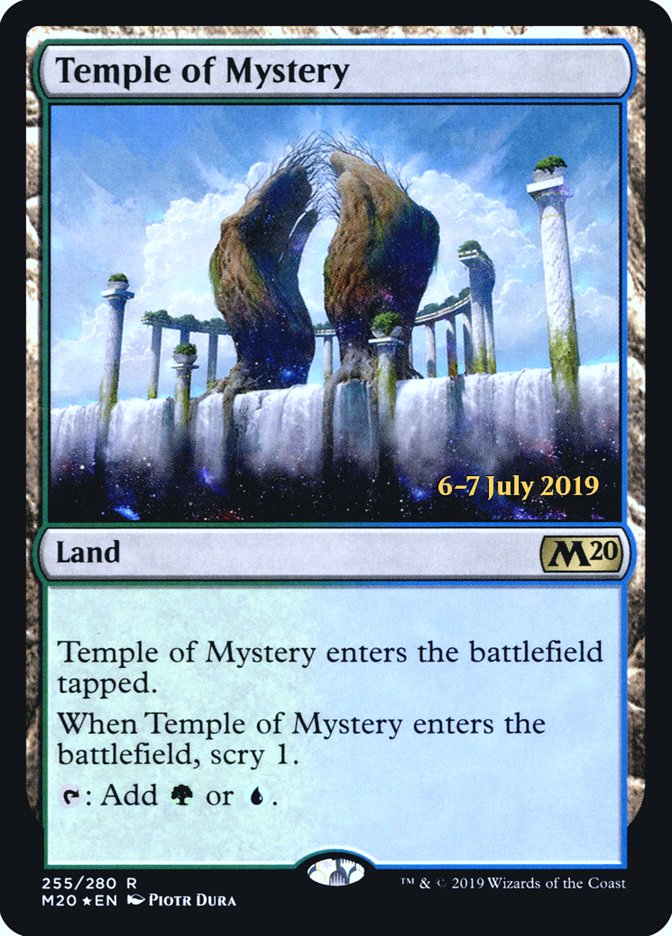 Temple of Mystery [Core Set 2020 Prerelease Promos] | Black Swamp Games