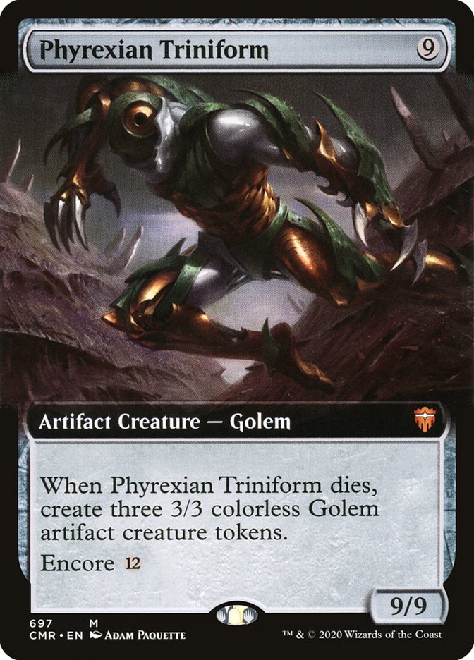 Phyrexian Triniform (Extended Art) [Commander Legends] | Black Swamp Games