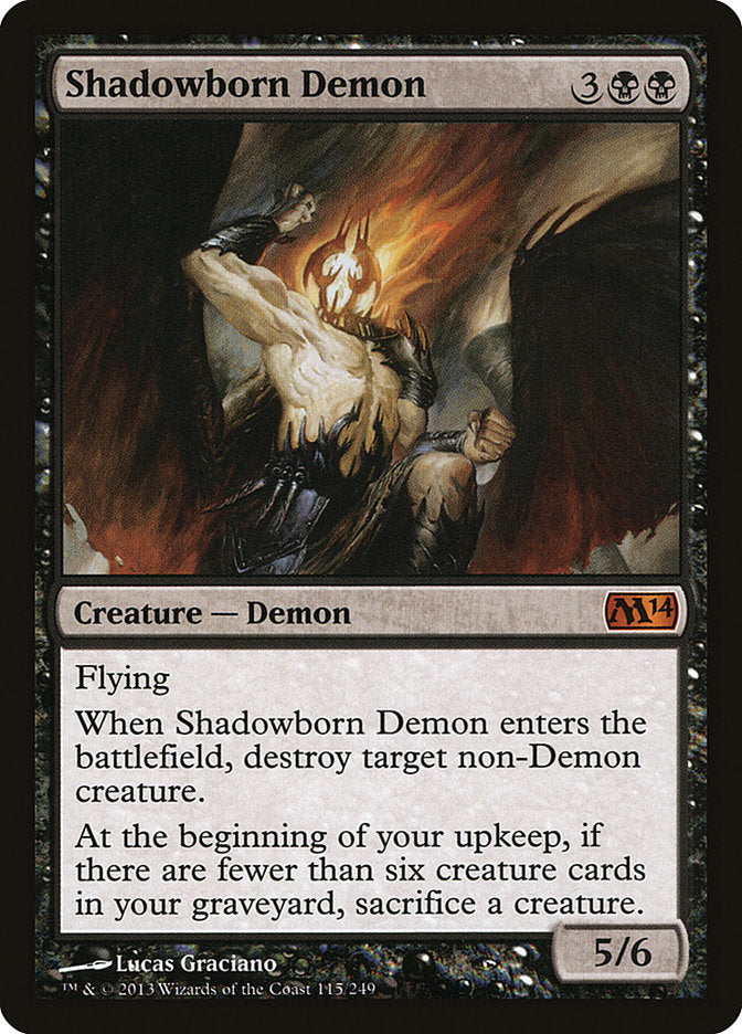 Shadowborn Demon [Magic 2014] | Black Swamp Games
