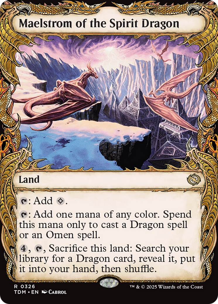 Maelstrom of the Spirit Dragon (Showcase) [Tarkir: Dragonstorm] | Black Swamp Games