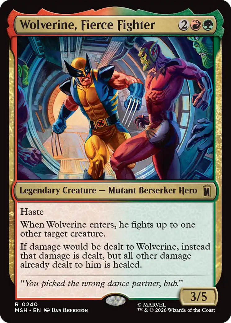 Wolverine, Fierce Fighter [Marvel Super Heroes] | Black Swamp Games