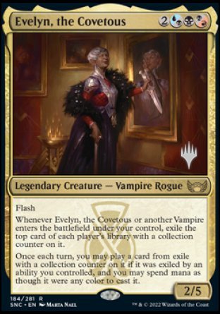 Evelyn, the Covetous (Promo Pack) [Streets of New Capenna Promos] | Black Swamp Games