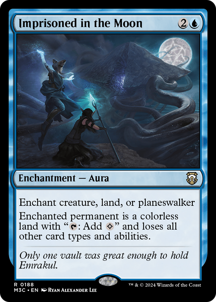 Imprisoned in the Moon (Ripple Foil) [Modern Horizons 3 Commander] | Black Swamp Games