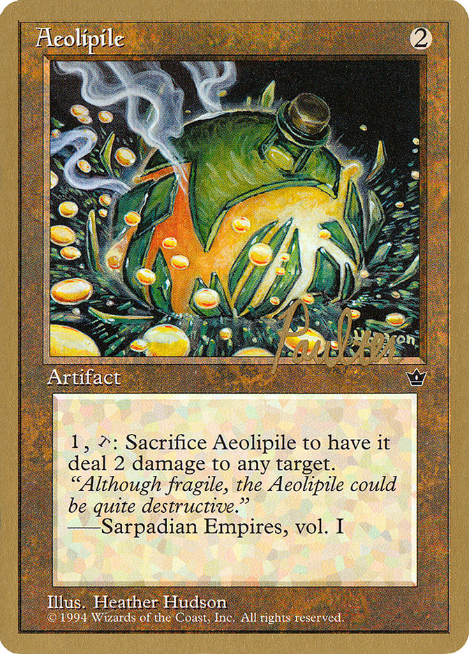 Aeolipile (Preston Poulter) [Pro Tour Collector Set] | Black Swamp Games