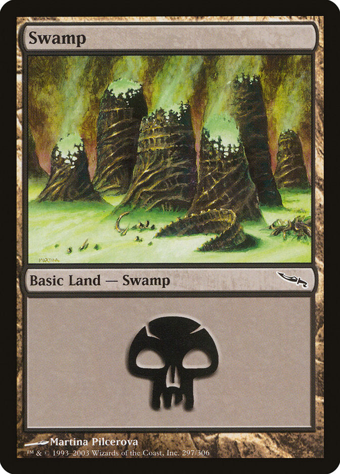 Swamp (297) [Mirrodin] | Black Swamp Games
