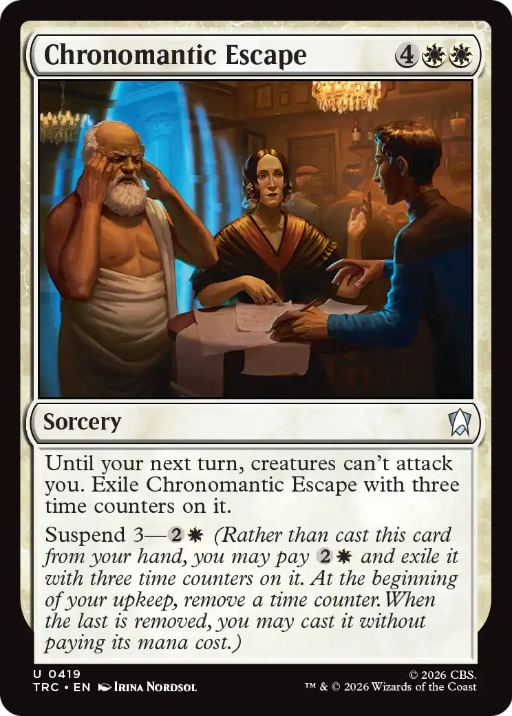 Chronomantic Escape (Surge Foil) [Star Trek Commander] | Black Swamp Games
