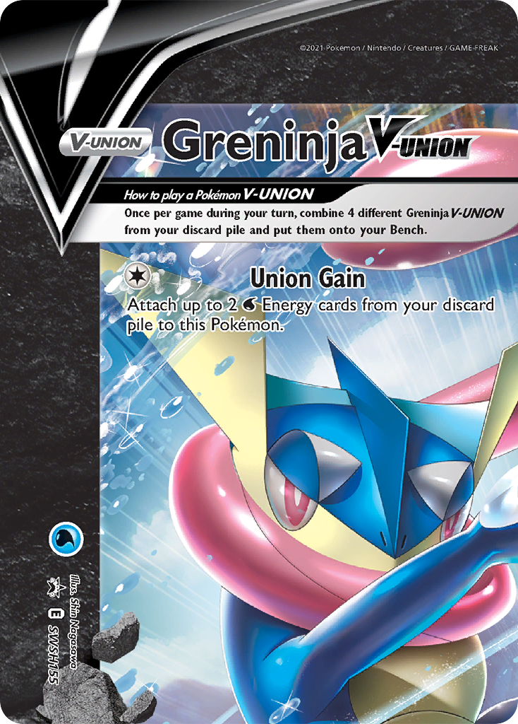 Greninja V-Union (SWSH155) [Sword & Shield: Black Star Promos] | Black Swamp Games