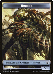 Angel of Sanctions // Horror Double-Sided Token [Commander 2019 Tokens] | Black Swamp Games