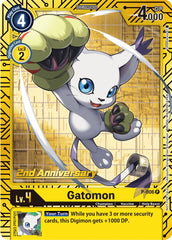 Gatomon [P-006] (2nd Anniversary Card Set) [Promotional Cards] | Black Swamp Games