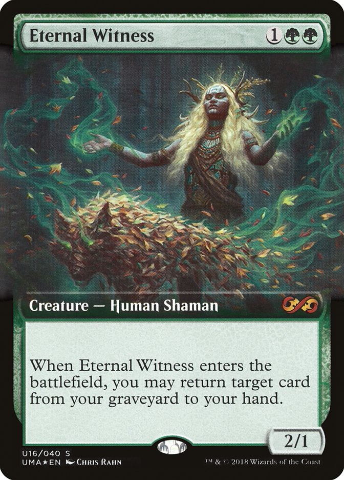 Eternal Witness (Topper) [Ultimate Masters Box Topper] | Black Swamp Games