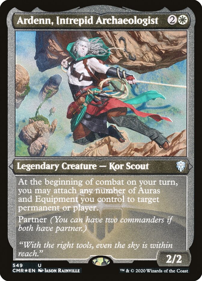 Ardenn, Intrepid Archaeologist (Etched) [Commander Legends] | Black Swamp Games