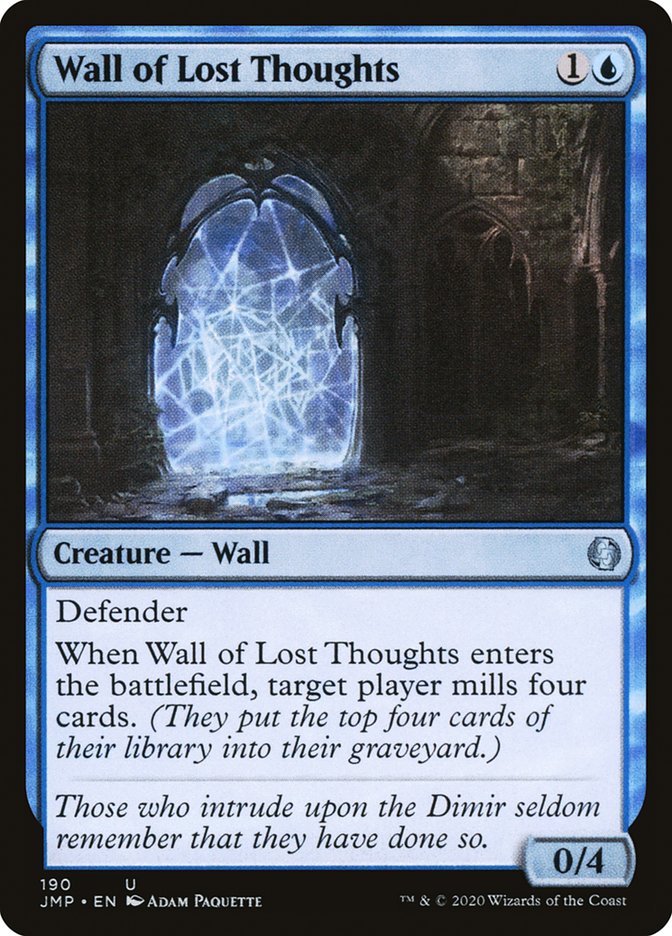 Wall of Lost Thoughts [Jumpstart] | Black Swamp Games