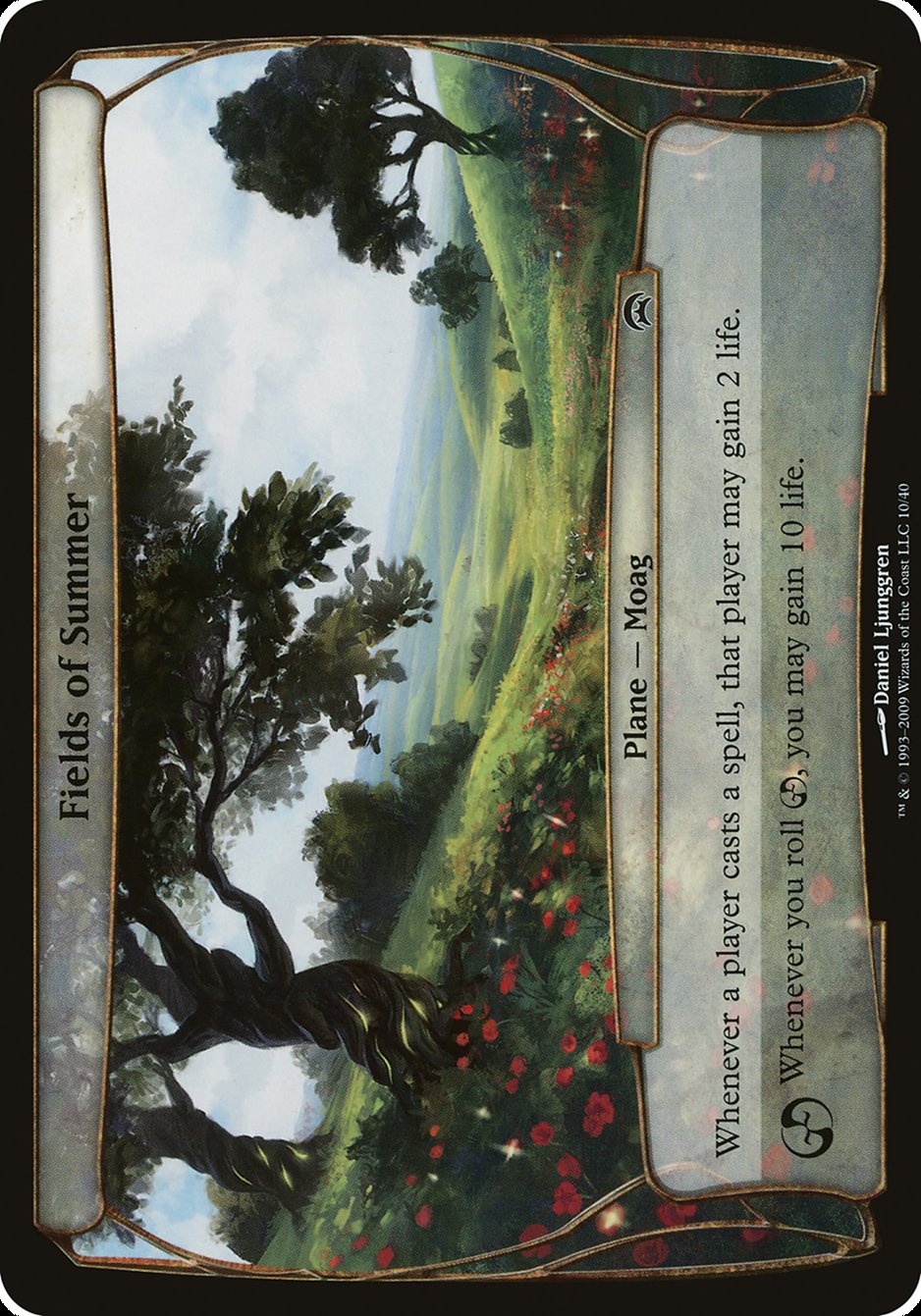 Fields of Summer (Planes) [Planechase Planes] | Black Swamp Games