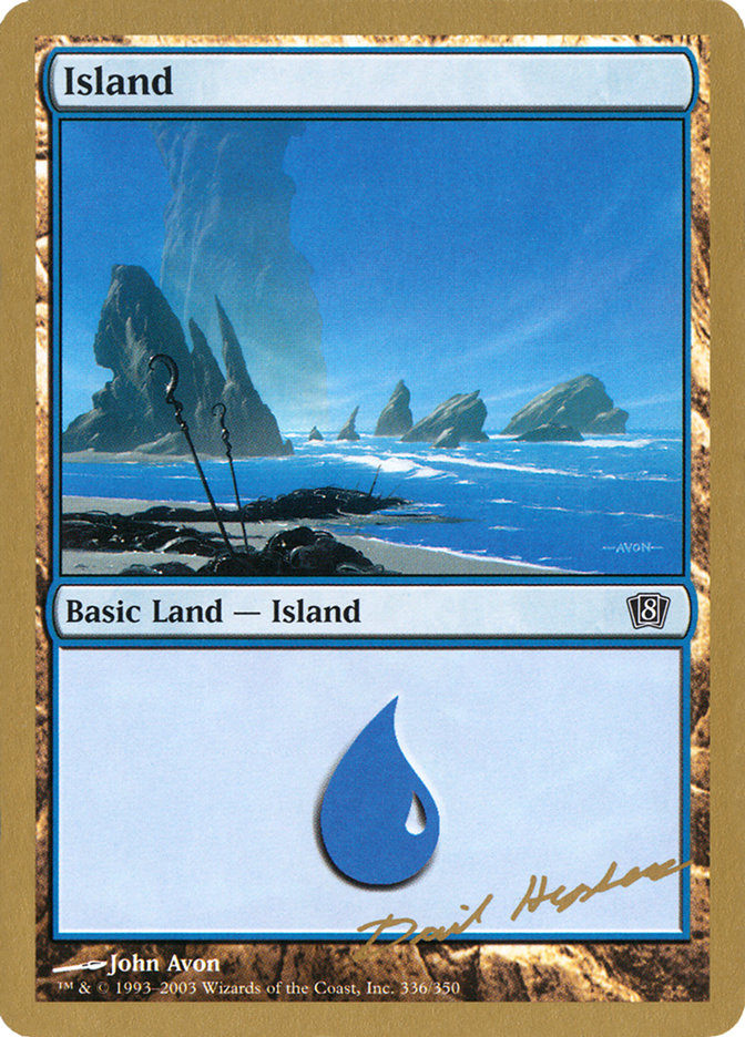 Island (dh336) (Dave Humpherys) [World Championship Decks 2003] | Black Swamp Games