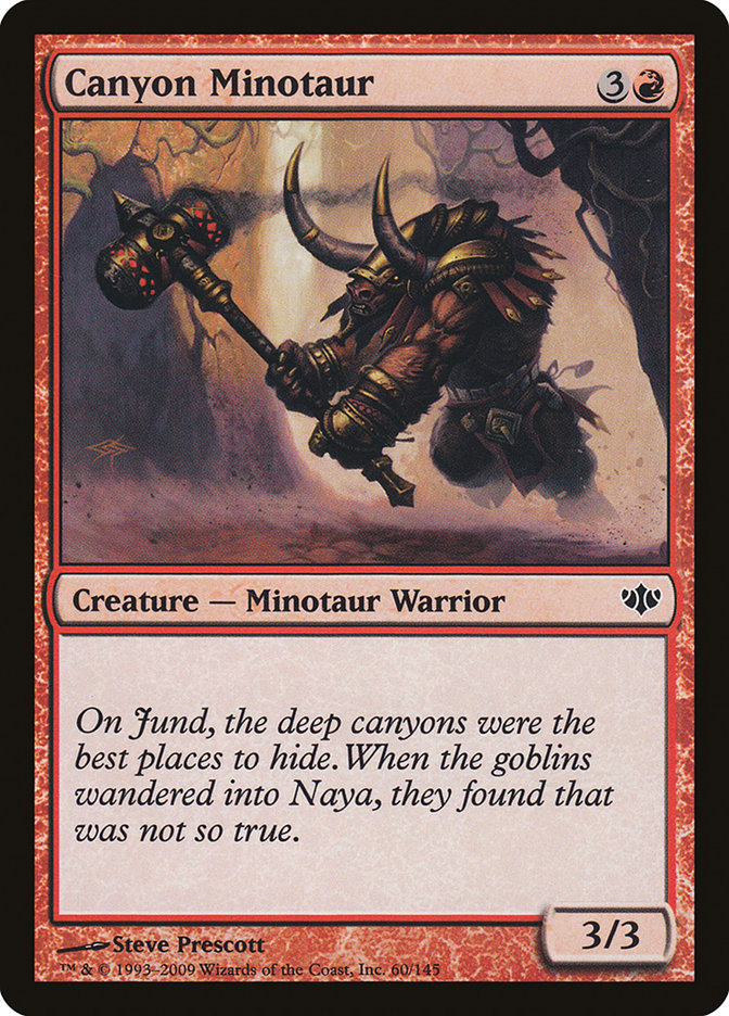 Canyon Minotaur [Conflux] | Black Swamp Games