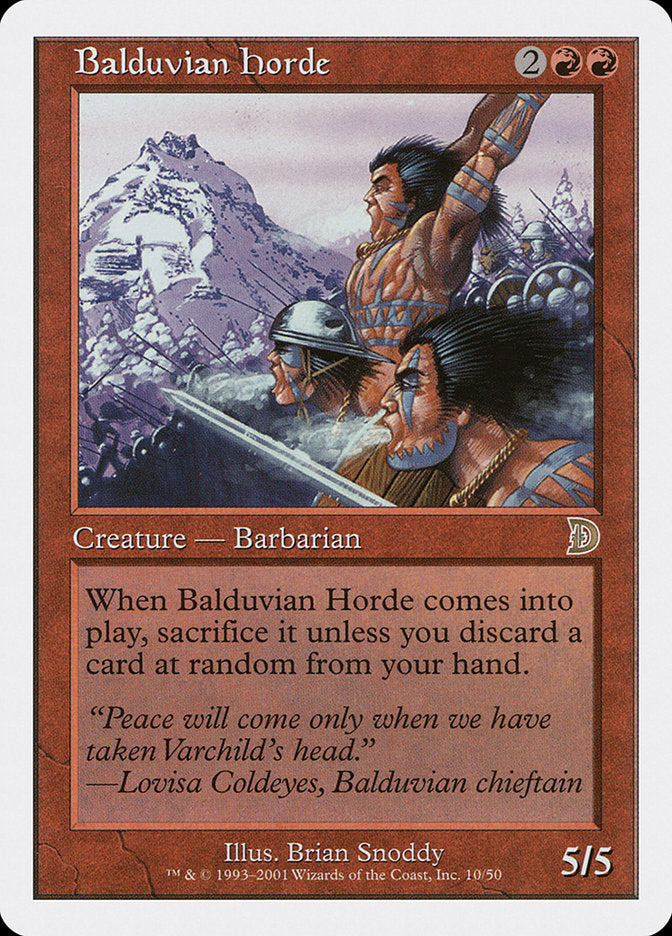 Balduvian Horde [Deckmasters] | Black Swamp Games