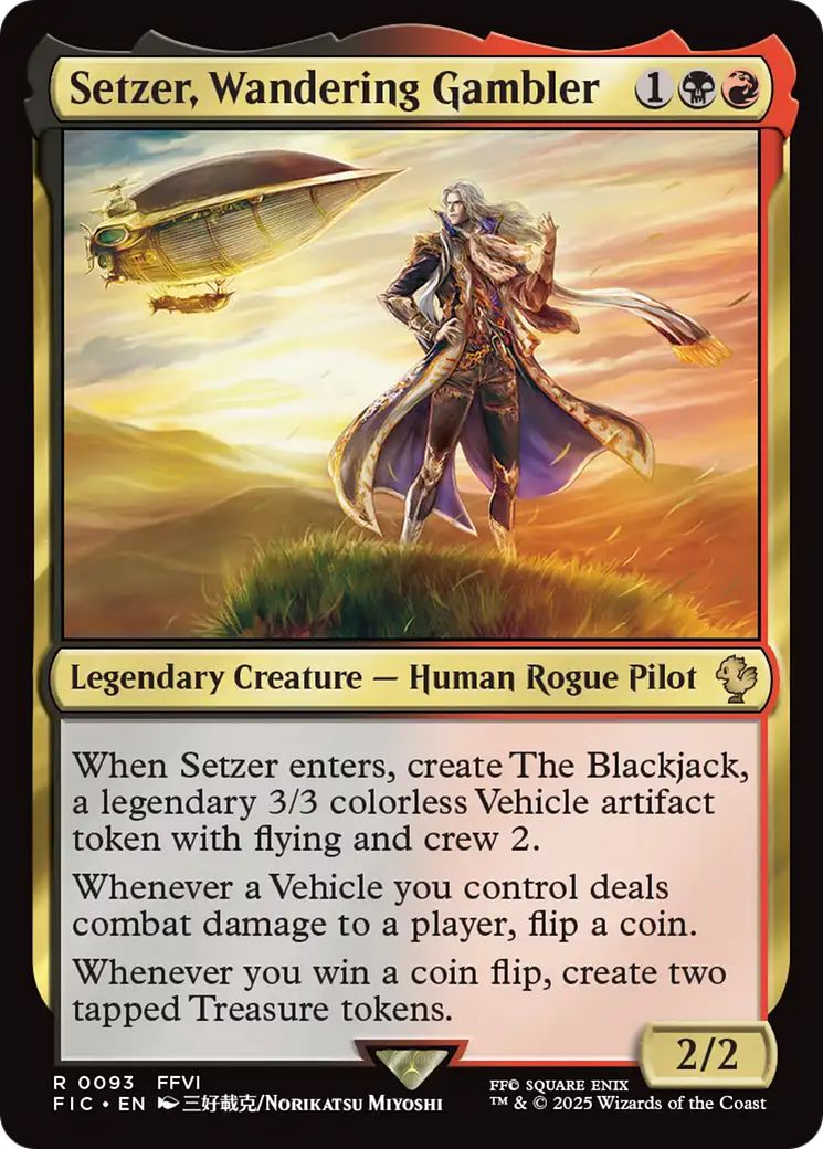Setzer, Wandering Gambler [FINAL FANTASY Commander] | Black Swamp Games