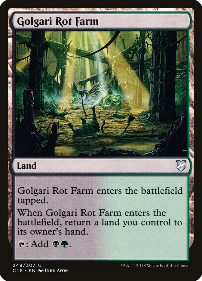 Golgari Rot Farm [Commander 2018] | Black Swamp Games