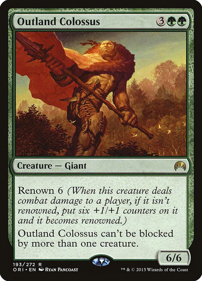 Outland Colossus [Magic Origins] | Black Swamp Games