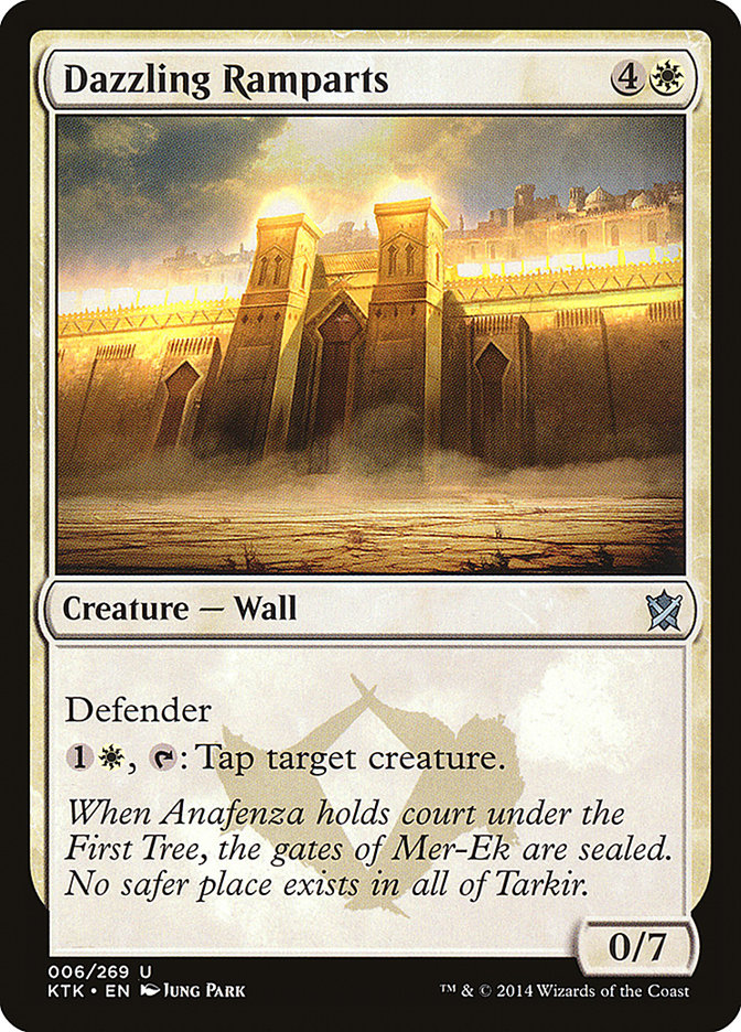 Dazzling Ramparts [Khans of Tarkir] | Black Swamp Games