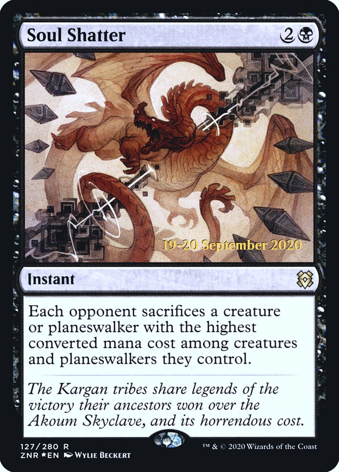 Soul Shatter [Zendikar Rising Prerelease Promos] | Black Swamp Games