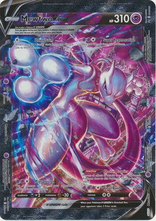 Mewtwo V-Union (Jumbo Card) [Sword & Shield: Black Star Promos] | Black Swamp Games