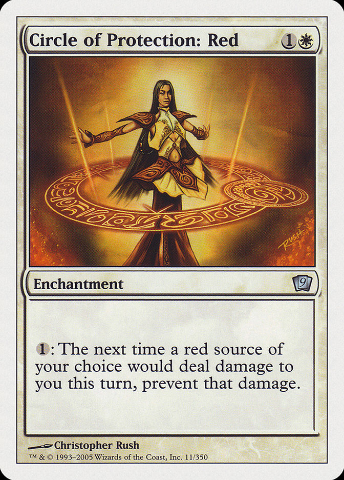 Circle of Protection: Red [Ninth Edition] | Black Swamp Games
