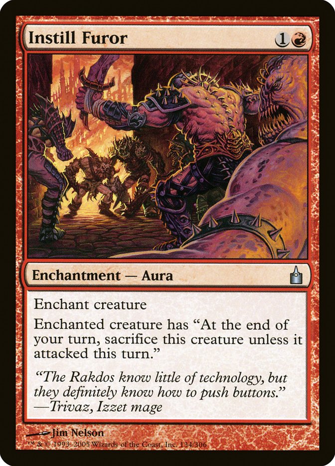 Instill Furor [Ravnica: City of Guilds] | Black Swamp Games