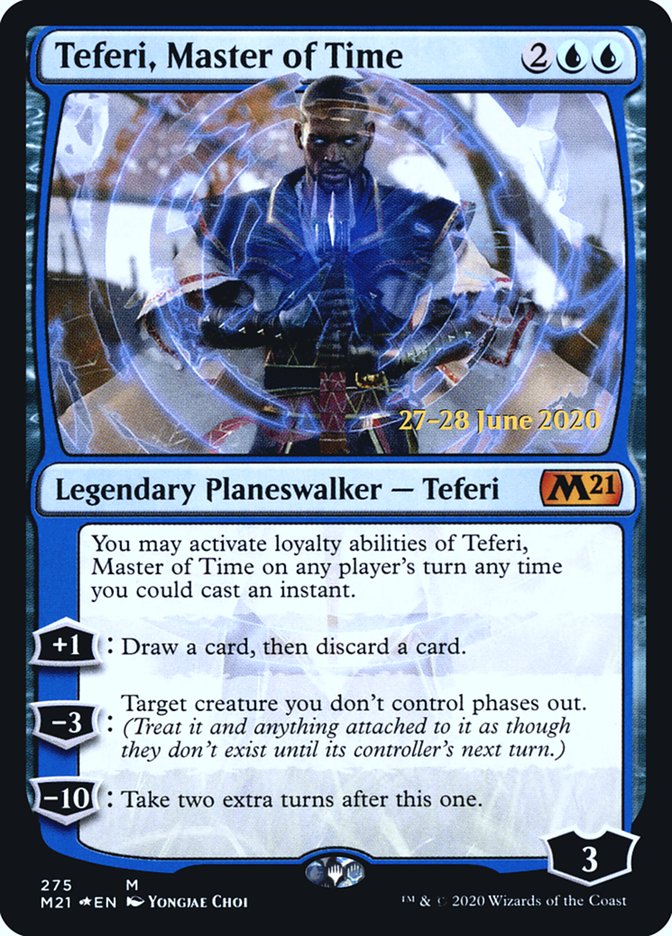 Teferi, Master of Time [Core Set 2021 Prerelease Promos] | Black Swamp Games