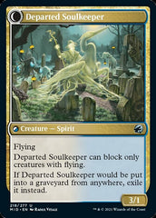 Devoted Grafkeeper // Departed Soulkeeper [Innistrad: Midnight Hunt] | Black Swamp Games