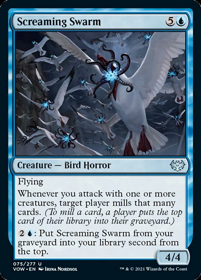 Screaming Swarm [Innistrad: Crimson Vow] | Black Swamp Games