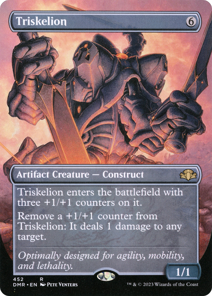 Triskelion (Borderless Alternate Art) [Dominaria Remastered] | Black Swamp Games
