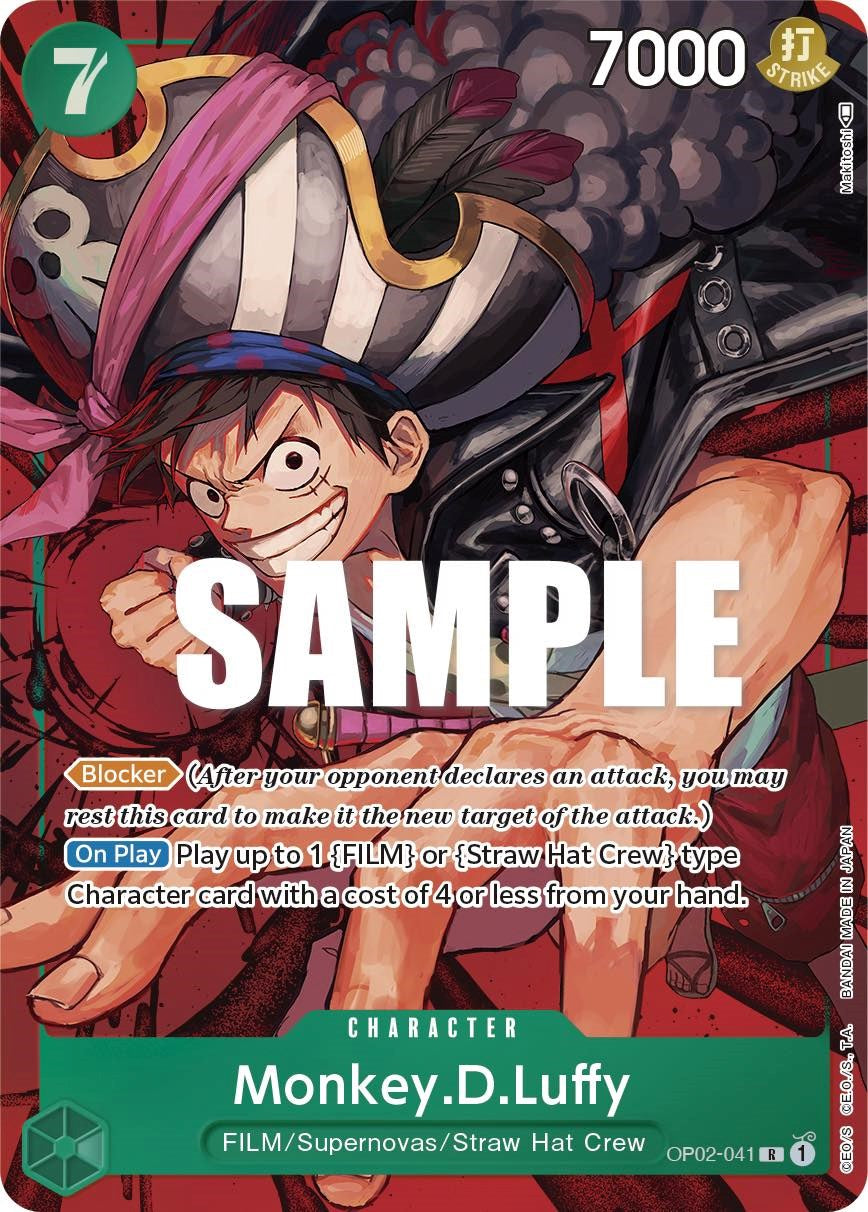 Monkey.D.Luffy (Alternate Art) [Paramount War] | Black Swamp Games