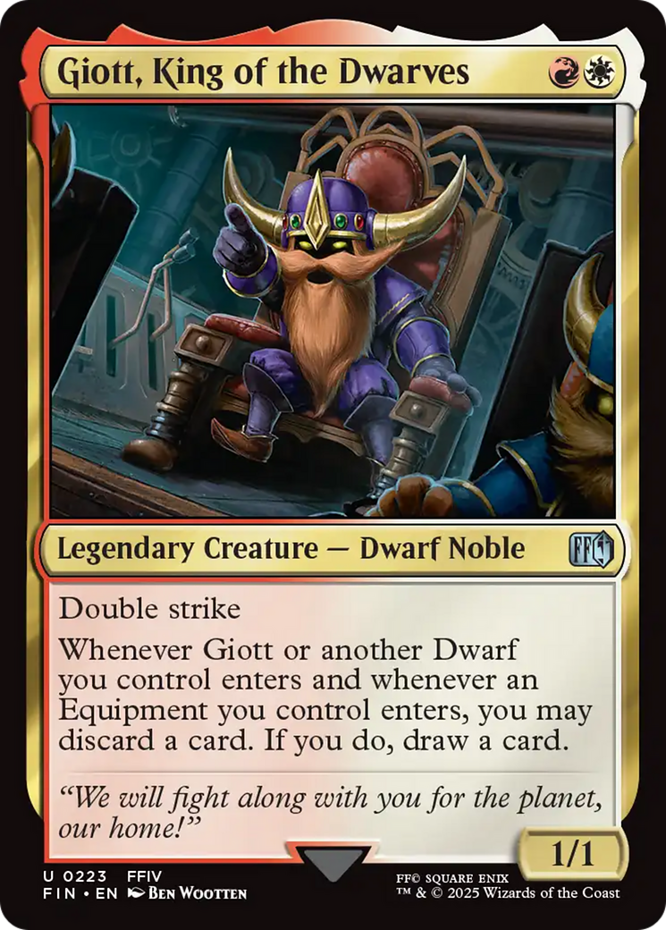 Giott, King of the Dwarves [FINAL FANTASY] | Black Swamp Games