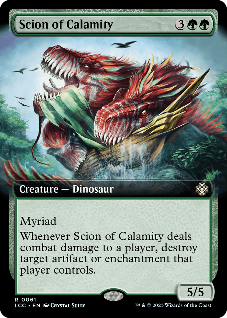 Scion of Calamity (Extended Art) [The Lost Caverns of Ixalan Commander] | Black Swamp Games