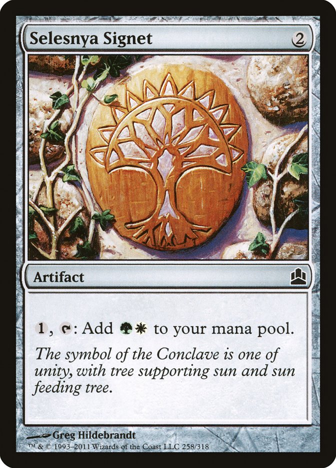 Selesnya Signet [Commander 2011] | Black Swamp Games