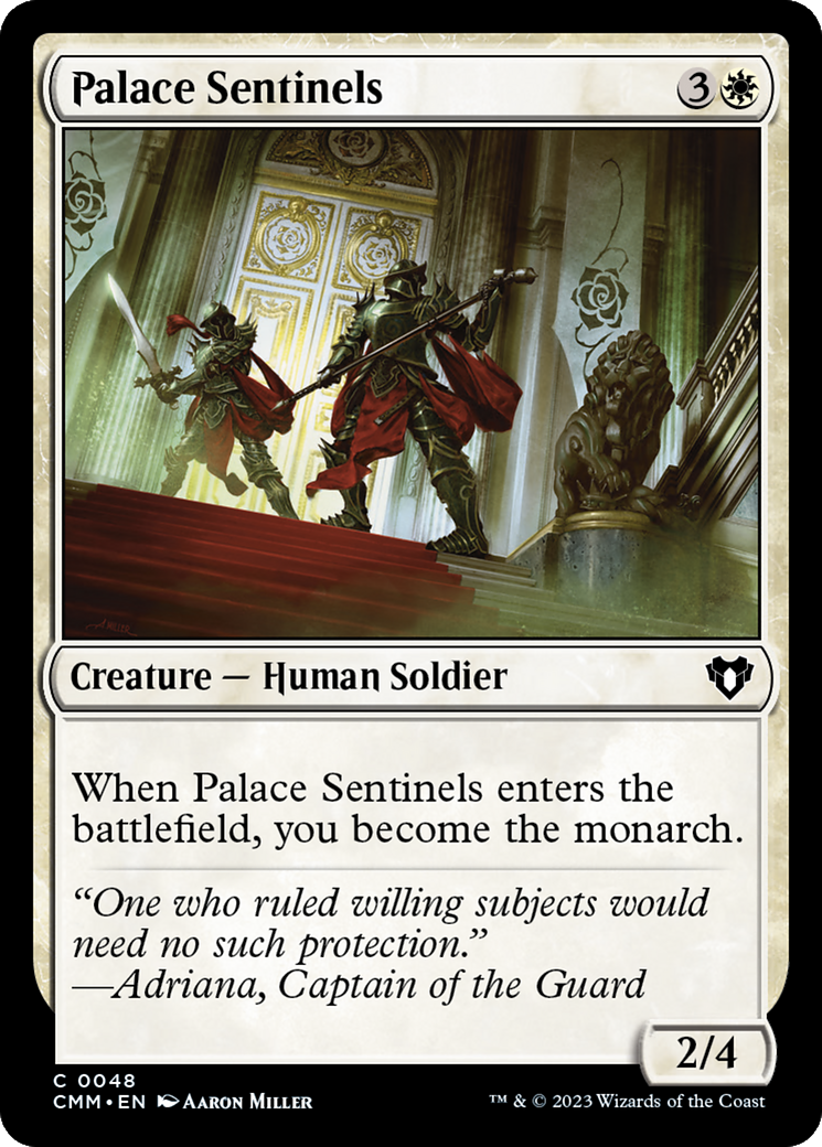 Palace Sentinels [Commander Masters] | Black Swamp Games
