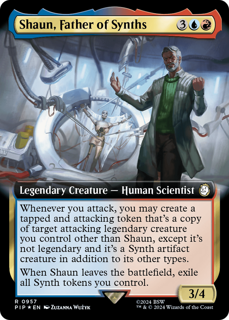 Shaun, Father of Synths (Extended Art) (Surge Foil) [Fallout] | Black Swamp Games