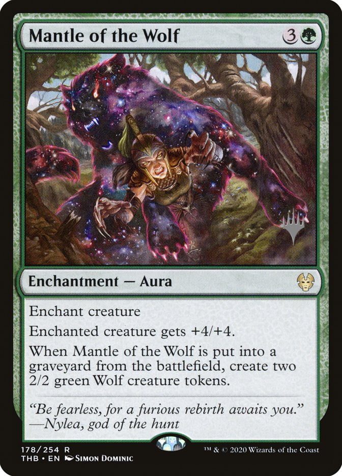 Mantle of the Wolf (Promo Pack) [Theros Beyond Death Promos] | Black Swamp Games