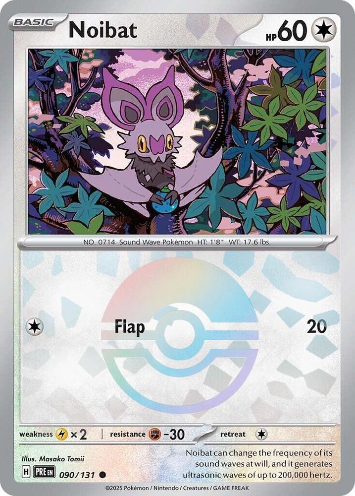 Noibat (090/131) (Poke Ball Pattern) [Scarlet & Violet: Prismatic Evolutions] | Black Swamp Games