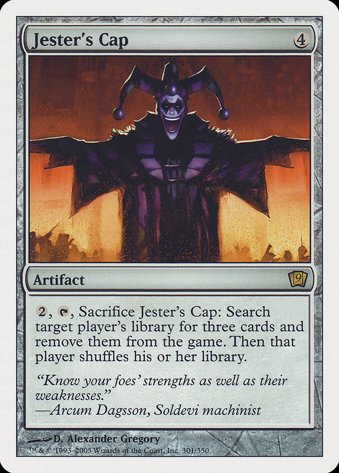 Jester's Cap (9th Edition) [Oversize Cards] | Black Swamp Games