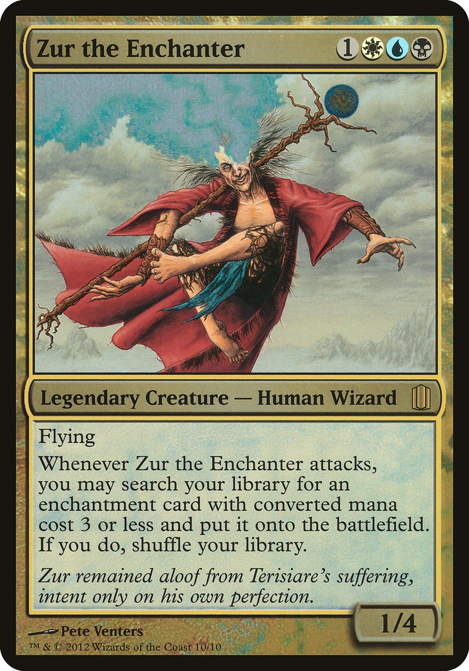 Zur the Enchanter (Oversized) [Commander's Arsenal Oversized] | Black Swamp Games